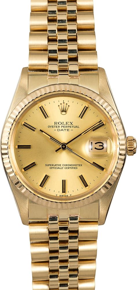 jubilee bracelet for a rolex model 150377|gold Rolex date 15037.